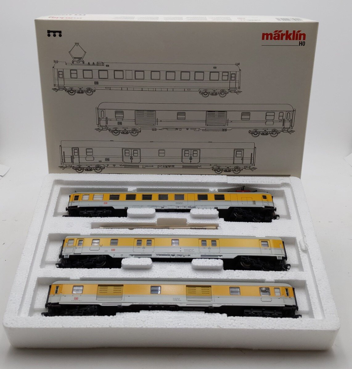 Marklin 42996 HO Scale DB Set of 3 Measurement Cars LN/Box