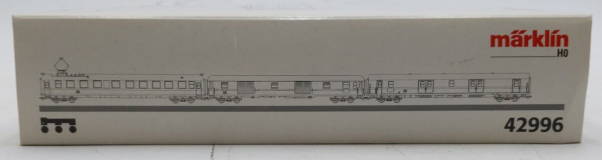 Marklin 42996 HO Scale DB Set of 3 Measurement Cars LN/Box