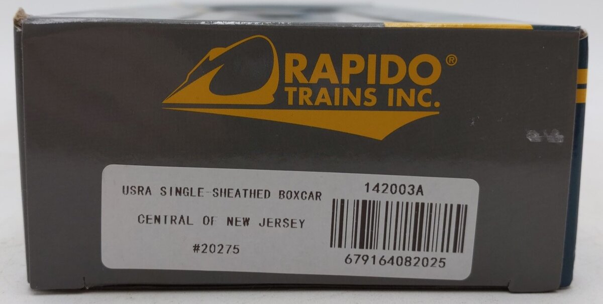 Rapido Trains 142003A HO Scale CNJ USRA Single Sheathed Boxcar #20275