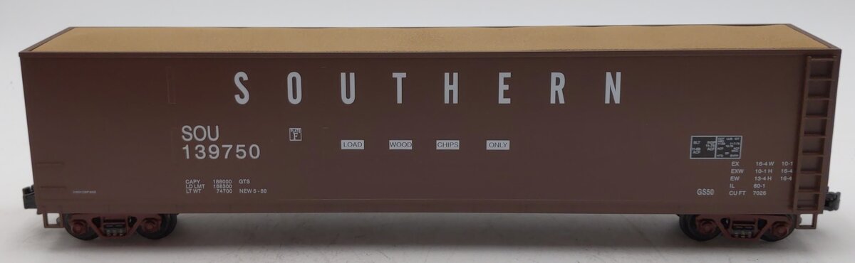MTH 20-97501 O Gauge Southern Wood Chip Hopper Car With Load #139750 LN/Box