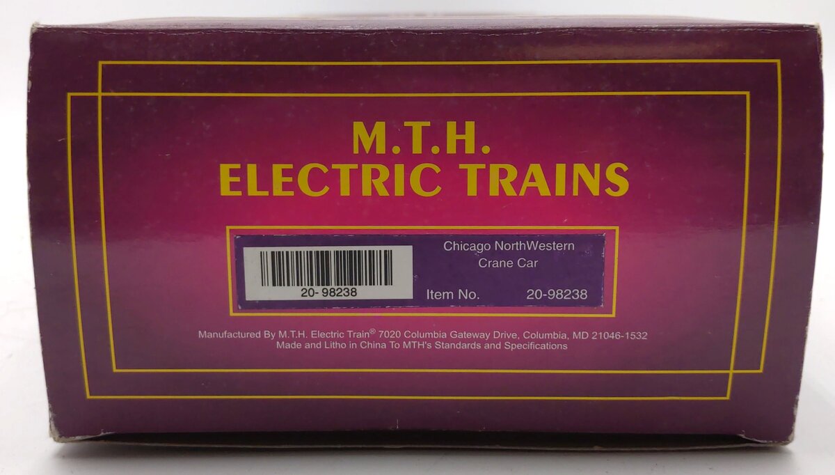MTH 20-98238 O Gauge Chicago & Northwestern Railroad Wrecker MTH 20-98238 O Gauge Chicago & Northwestern Railroad Wrecker