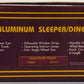 MTH 20-6115 O UP 60' Sleeper/Diner Aluminum Passenger Car Set (Set of 2) EX/Box