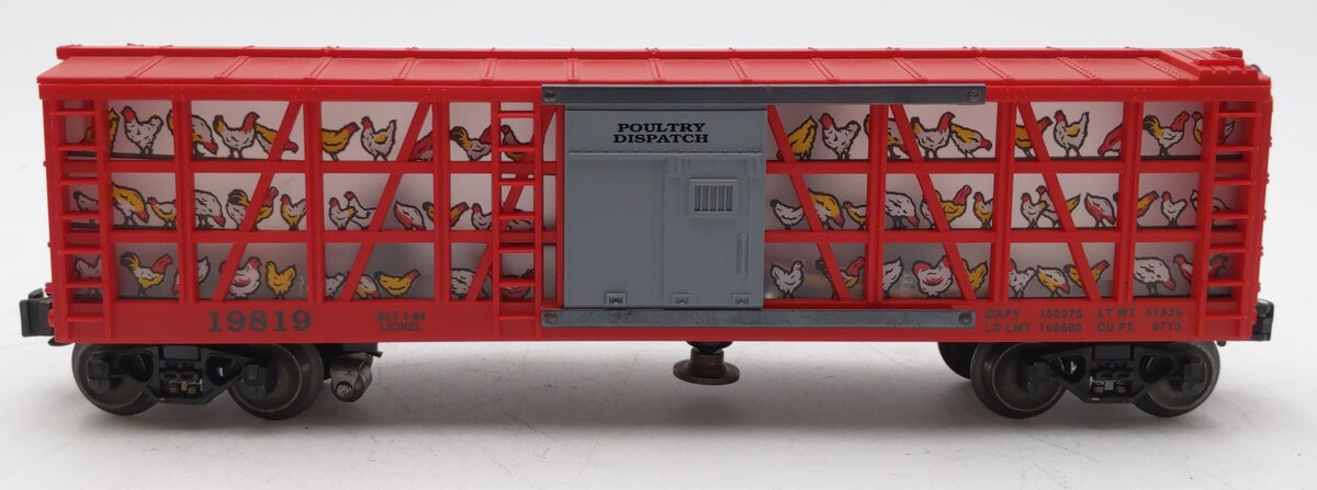 Lionel 6-19819 O Gauge Operating Poultry Sweeper Car LN/Box