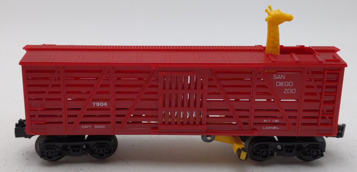 Lionel 6-7904 San Diego Zoo Operating Giraffe Car LN/Box