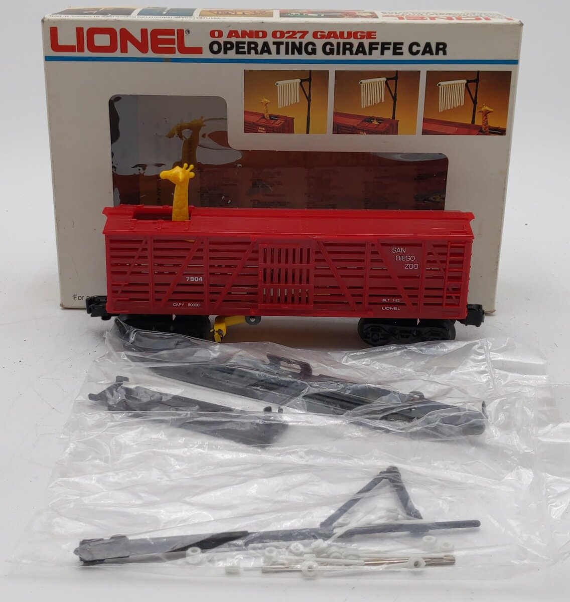 Lionel 6-7904 San Diego Zoo Operating Giraffe Car LN/Box