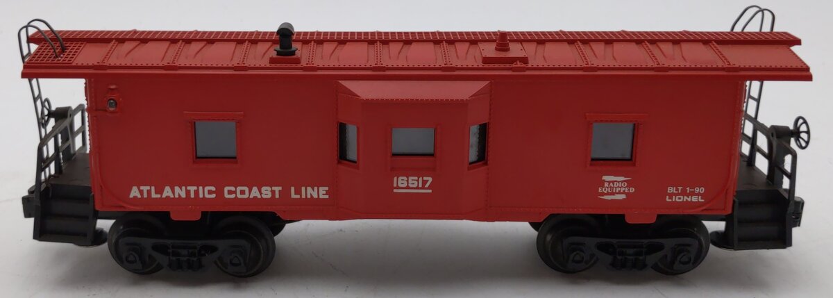 Lionel 6-16517 O Gauge Red Atlantic Coast Line Baywindow Caboose LN/Box