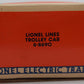 Lionel 6-8690 O Gauge Lionel Lines Trolley Car #8690 LN/Box