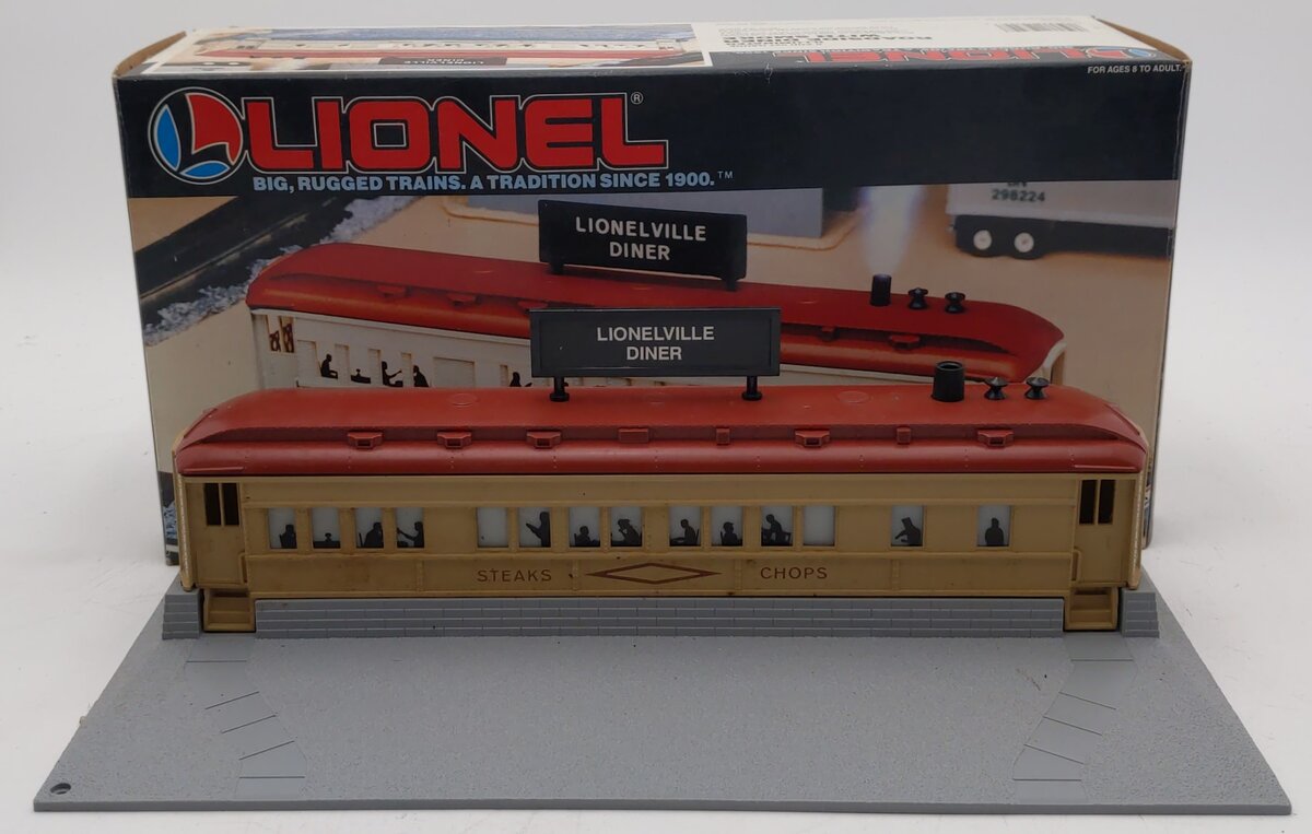Lionel 6-12722 O Gauge Illuminated Roadside Diner w/Smoke Stack