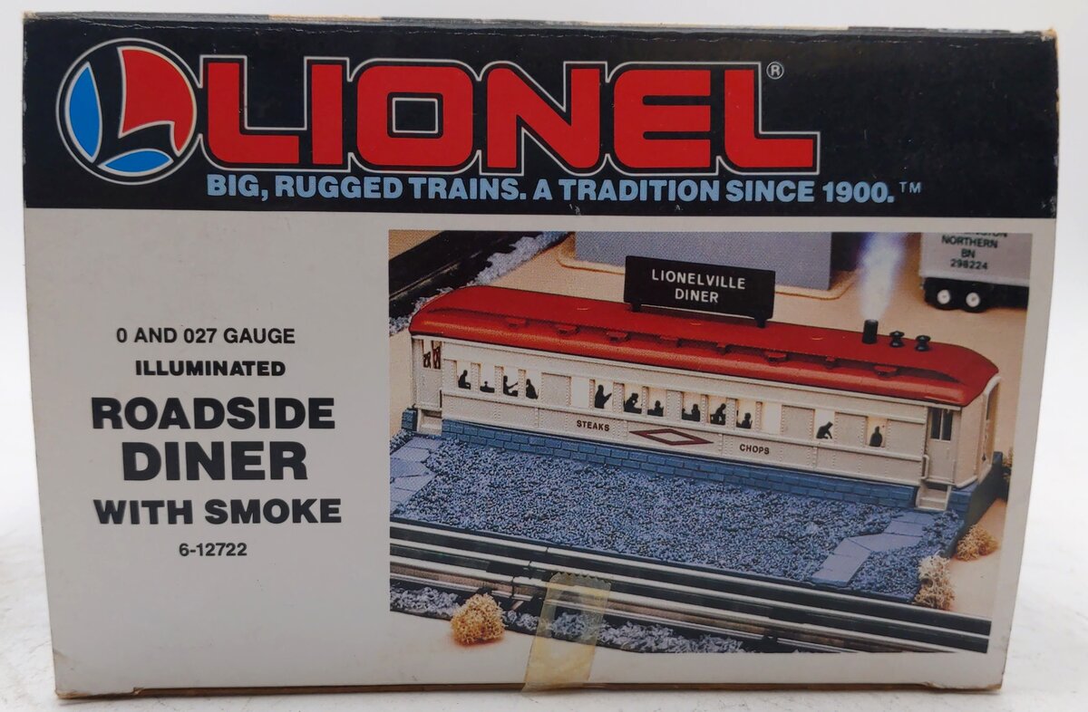 Lionel 6-12722 O Gauge Illuminated Roadside Diner w/Smoke Stack