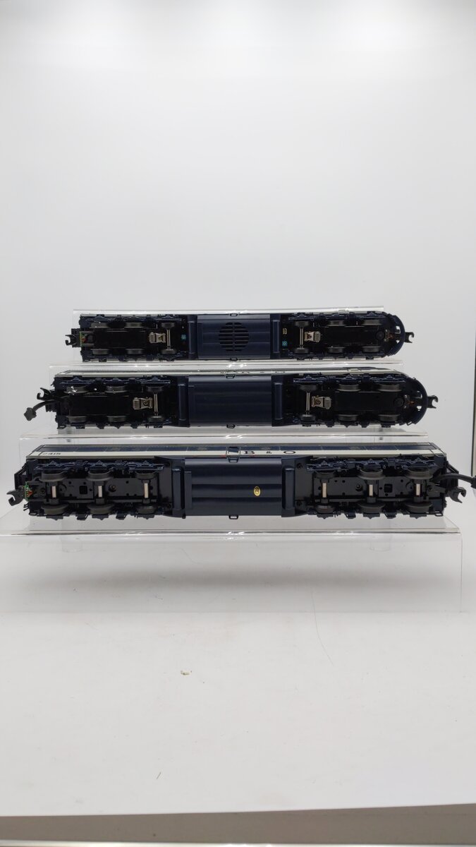 MTH 20-2891-1 B&O E-8 ABA Diesel Engine Set w/Proto-Sound 2.0 #1460/1465/2415