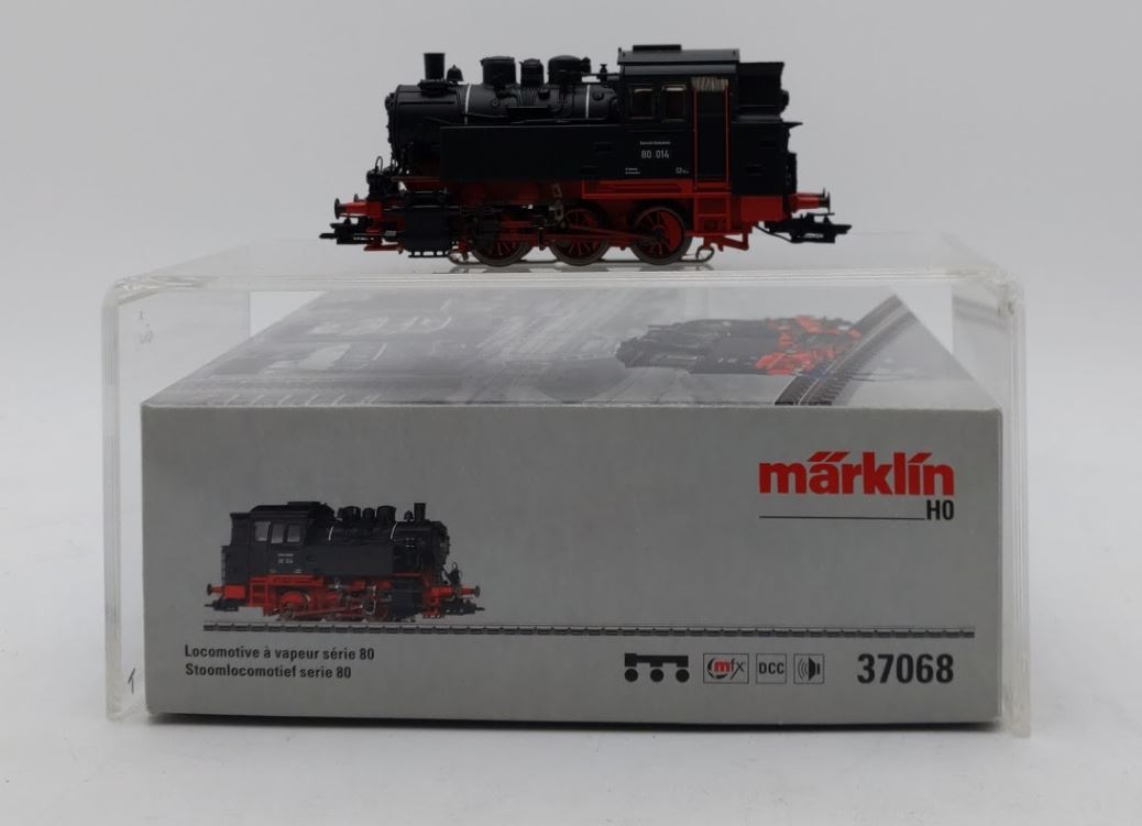 Marklin 37068 HO German Federal Railroad Class 80 Steam Locomotive #80 014