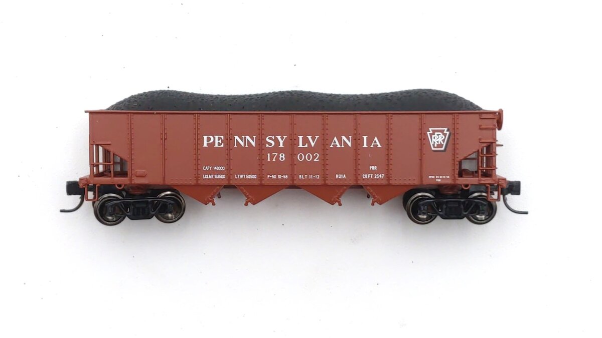 Bowser 37762 N Pennsylvania Railroad Class H21a 4-Bay Hopper #178002