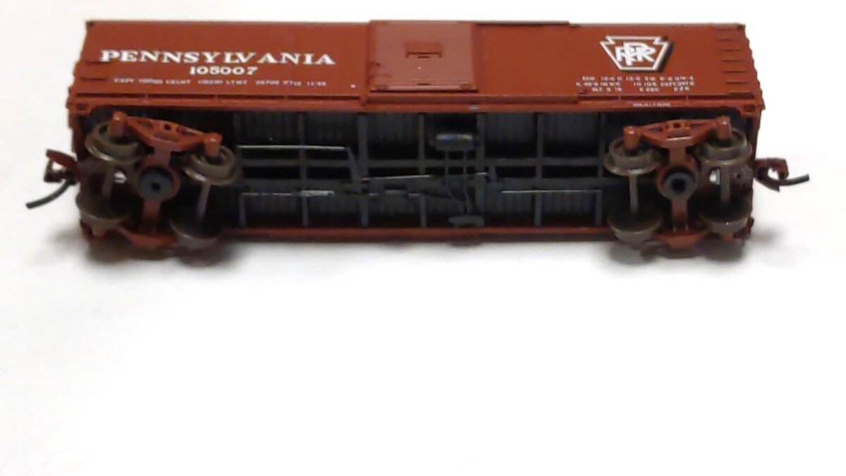 Atlas 45851 N Scale Pennsylvania Railroad Steel Rebuilt Boxcar #105007