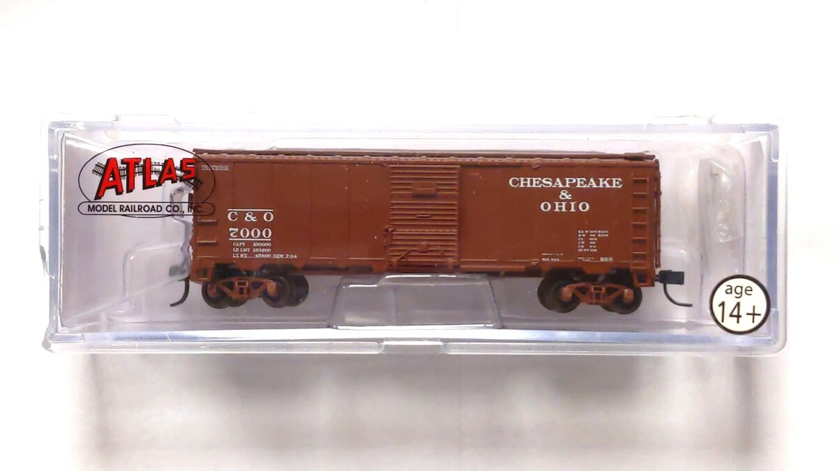 Atlas 50000517 N Scale Chesapeake & Ohio 1932 ARA Box Car #7000