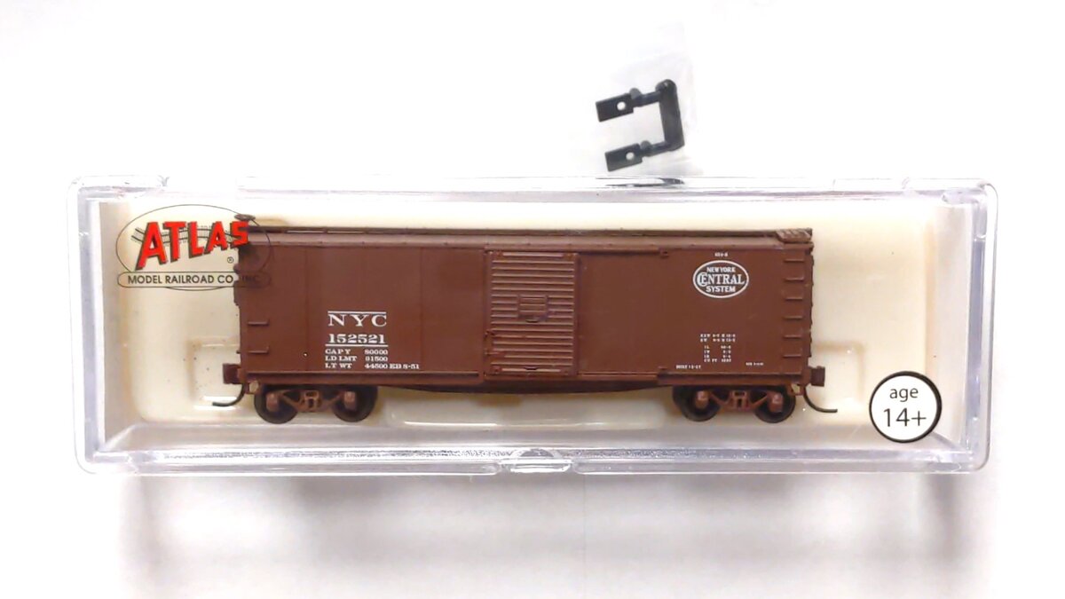 Atlas 45860 N Scale New York Central USRA Steel Boxcar #152521