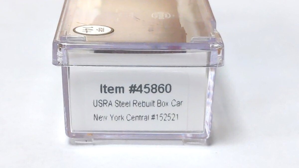 Atlas 45860 N Scale New York Central USRA Steel Boxcar #152521