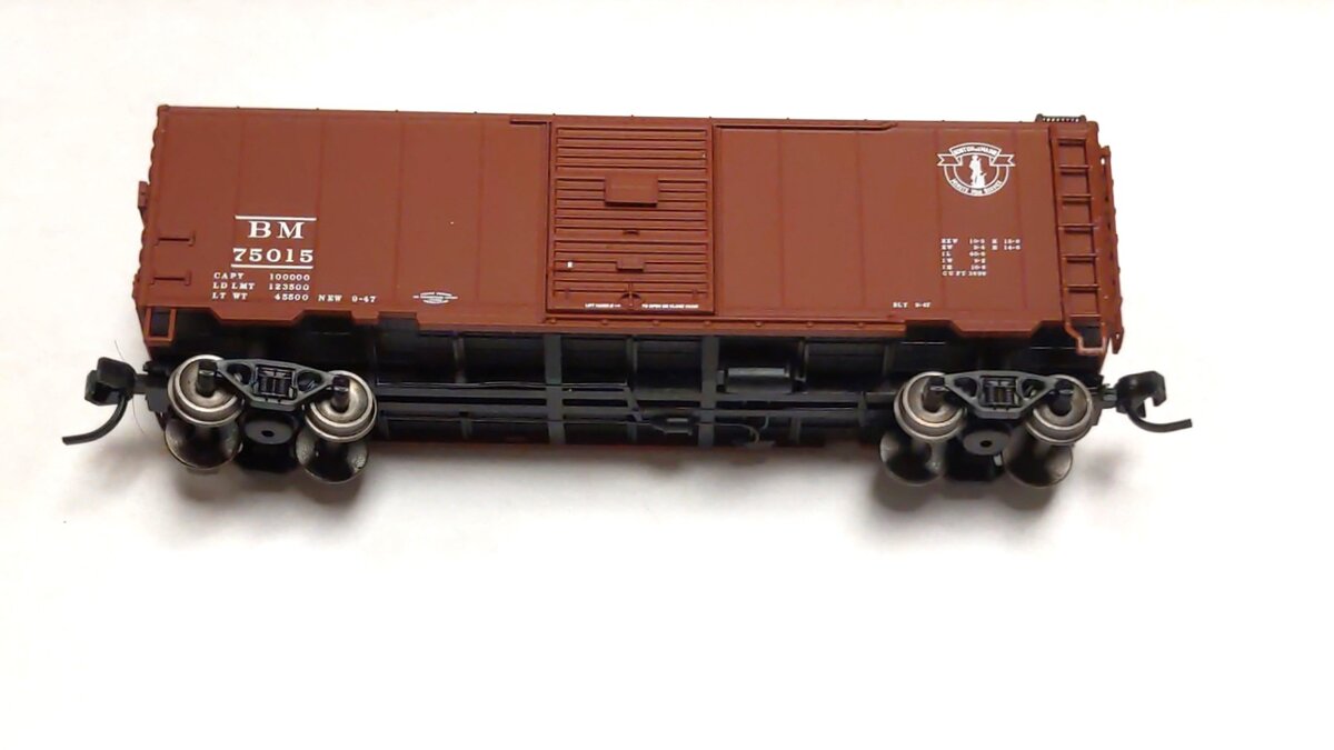 Atlas 50000948 N Scale Boston & Maine 40' PS-1 Box Car #75015