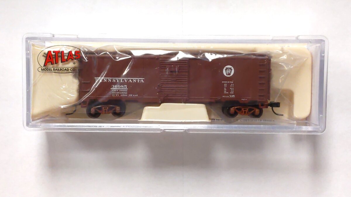Atlas 50002486 N Pennsylvania Railroad 1932 ARA 40' Steel Boxcar #36985