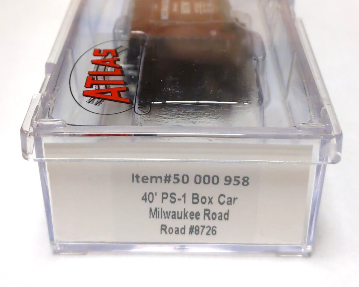 Atlas 50000958 N Scale Milwaukee Road 40' PS-1 Box Car #8726