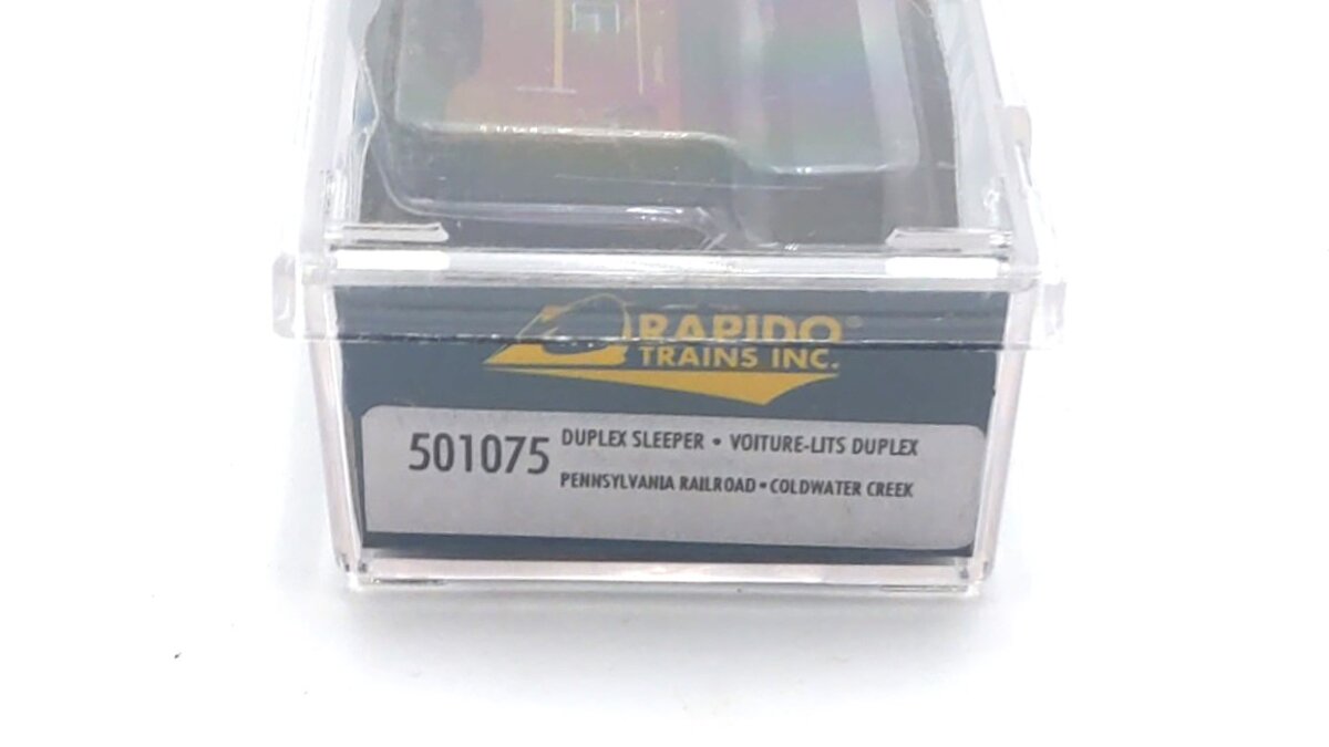 Rapido Trains 501075 N Pennsylvania RR "Coldwater Creek" Duplex Sleeper