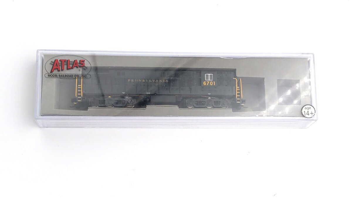 Atlas 51693 N Scale Pennsylvania Railroad T Master Locomotive w/DCC #6701