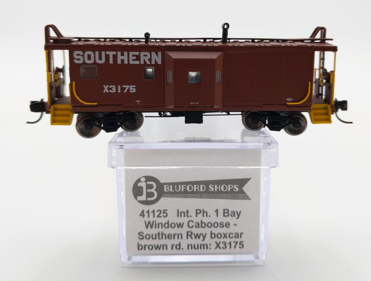 Bluford Shops 41125 N SOU Int. Ph. 1 Bay Window Caboose Boxcar #X3175