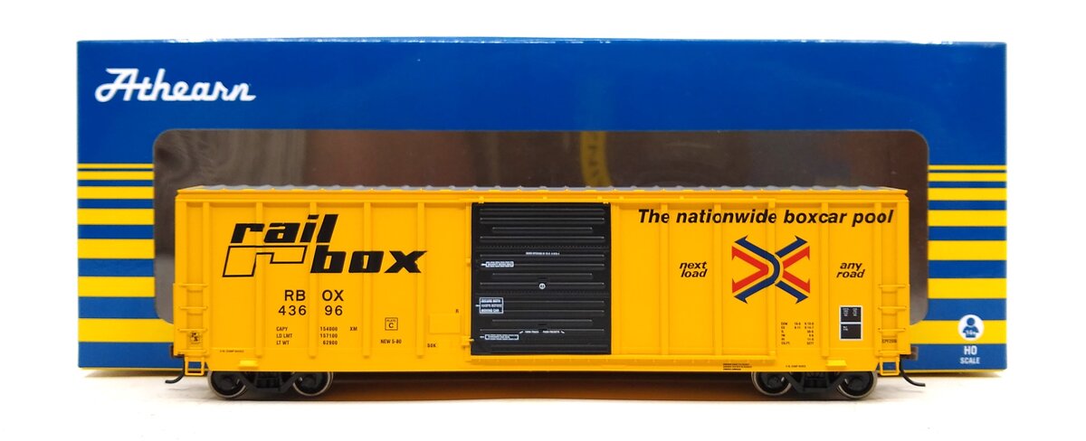 Athearn 15964 HO Railbox 50' PS 5277 Box Car #43696