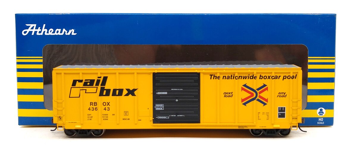 Athearn 15963 HO Railbox 50' PS 5277 Box Car #43643