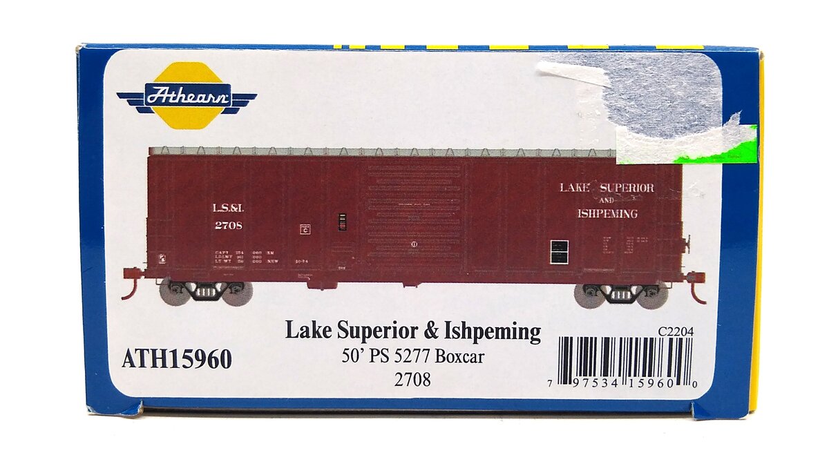 Athearn 15960 HO Lake Superior and Ishpeming 50' PS 5277 Box Car #2708