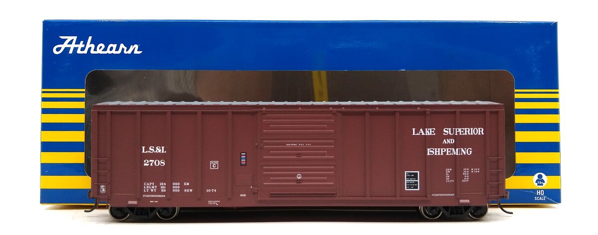 Athearn 15960 HO Lake Superior and Ishpeming 50' PS 5277 Box Car #2708