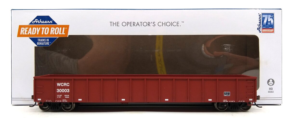 Athearn 8396 HO Washington Central RTR 52' Mill Gondola #30003