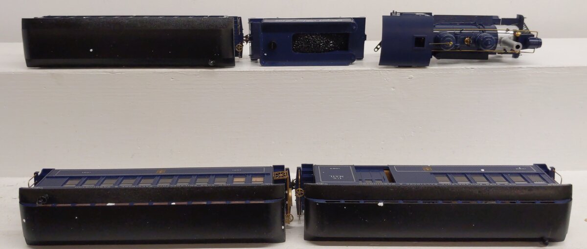 Bachmann 25004 On30 Gauge Express Royal Blue Train Set VG/Box