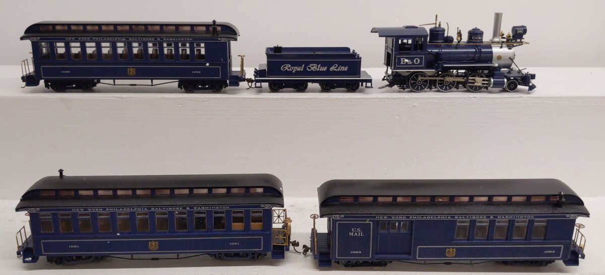 Bachmann 25004 On30 Gauge Express Royal Blue Train Set VG/Box