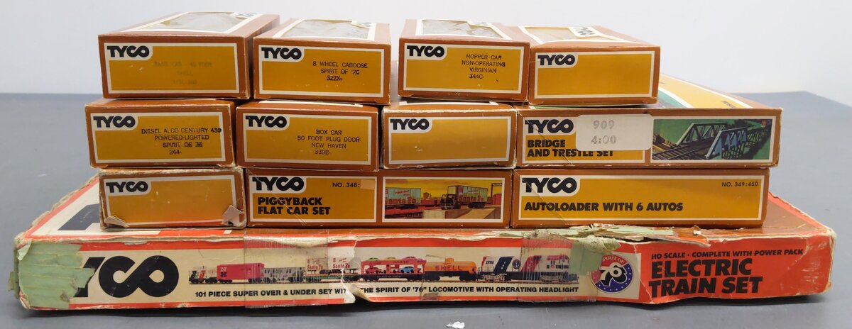 Tyco 7330 HO Spirit of '76 Set F-17-4 Electric Train Set EX/Box