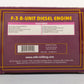 MTH 20-2818-3 Northern Pacific F-3 B-Unit Non-Powered Diesel Engine #6503B