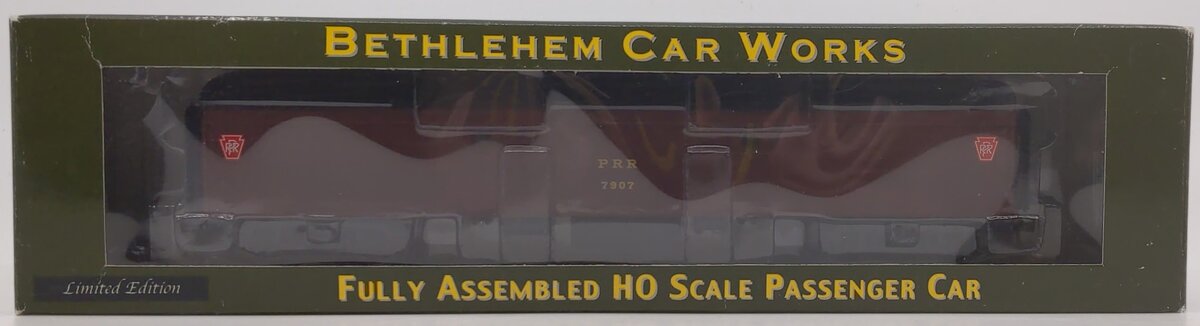 The Bethlehem Car Works BCW5002-03 HO Scale PRR Baggage Car #7907 LN/Box