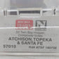 Micro-Trains 05700010 N ATSF 33' Twin Bay Composite Side Hopper #180736