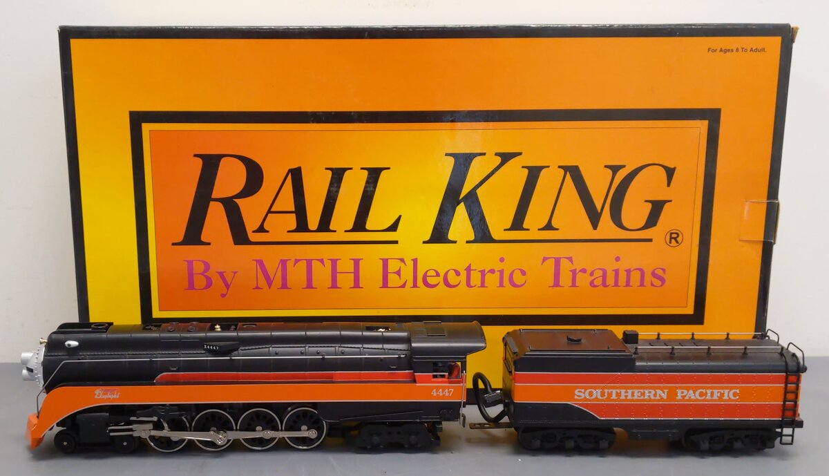 MTH 30-1285-1 O Gauge SP 4-8-4 GS-4 Northern Steam Loco & Tender #4447 w/PS2 LN/Box
