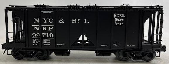 Atlas 8355-2 O Gauge Nickel Plate Road ACF 70-Ton Covered Hopper #99710 (3Rail) EX/Box