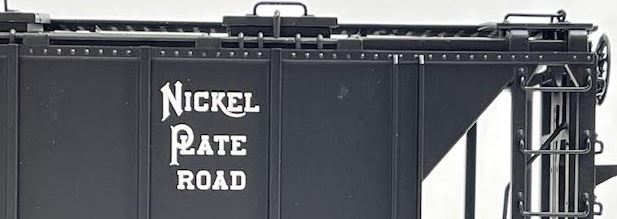 Atlas 8355-2 O Gauge Nickel Plate Road ACF 70-Ton Covered Hopper #99710 (3Rail) EX/Box