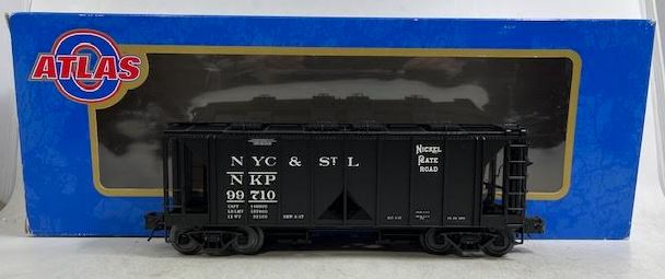 Atlas 8355-2 O Gauge Nickel Plate Road ACF 70-Ton Covered Hopper #99710 (3Rail) EX/Box