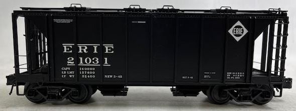 Atlas 8352-3 O Gauge Erie ACF 70 Ton Covered Hopper Car #21031 (3-Rail) EX/Box