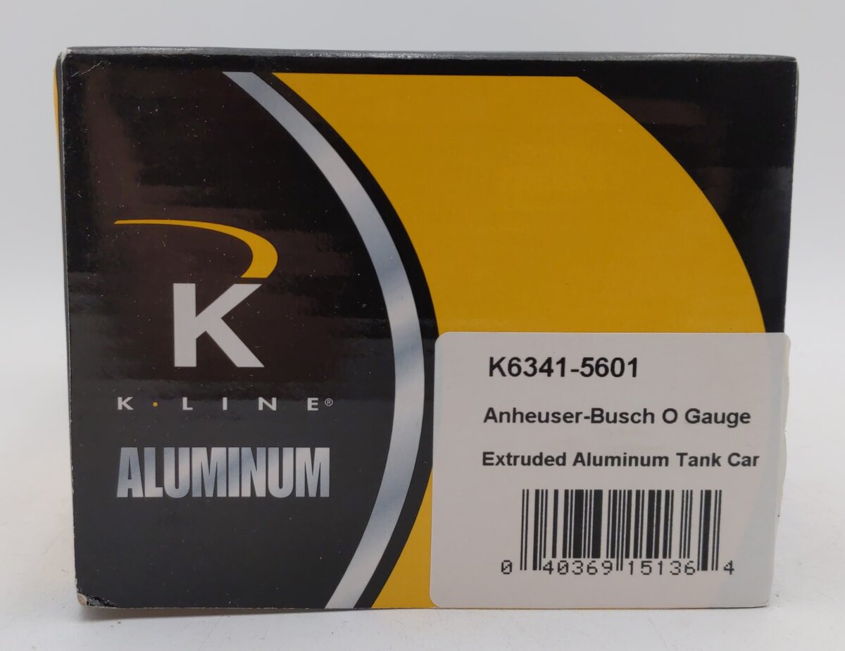 K-Line K6341-5601 O Gauge Anheuser-Busch Budweiser Tank Car #63415601 LN/Box