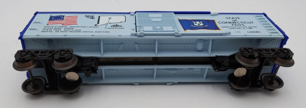 Lionel 6-7605 O Gauge Spirit of 76 State of Connecticut Boxcar #7605 NIB