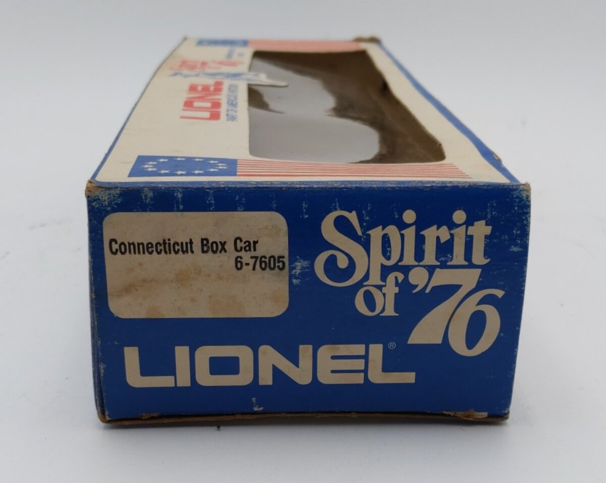 Lionel 6-7605 O Gauge Spirit of 76 State of Connecticut Boxcar #7605 LN/Box