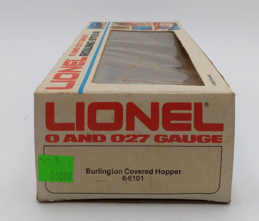 Lionel 6-6101 O Gauge Burlington Northern Covered Hopper EX/Box