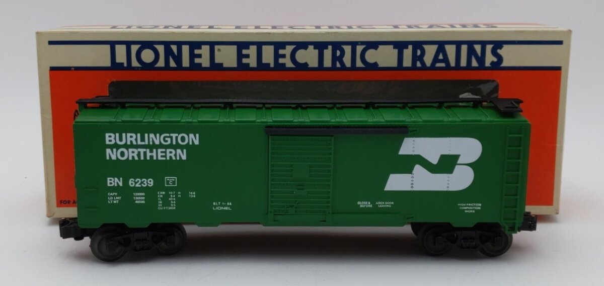 Lionel 6-6239 O Gauge Burlington Northern Standard Boxcar #6239 LN/Box