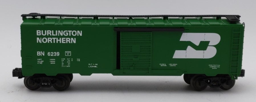 Lionel 6-6239 O Gauge Burlington Northern Standard Boxcar #6239 LN/Box
