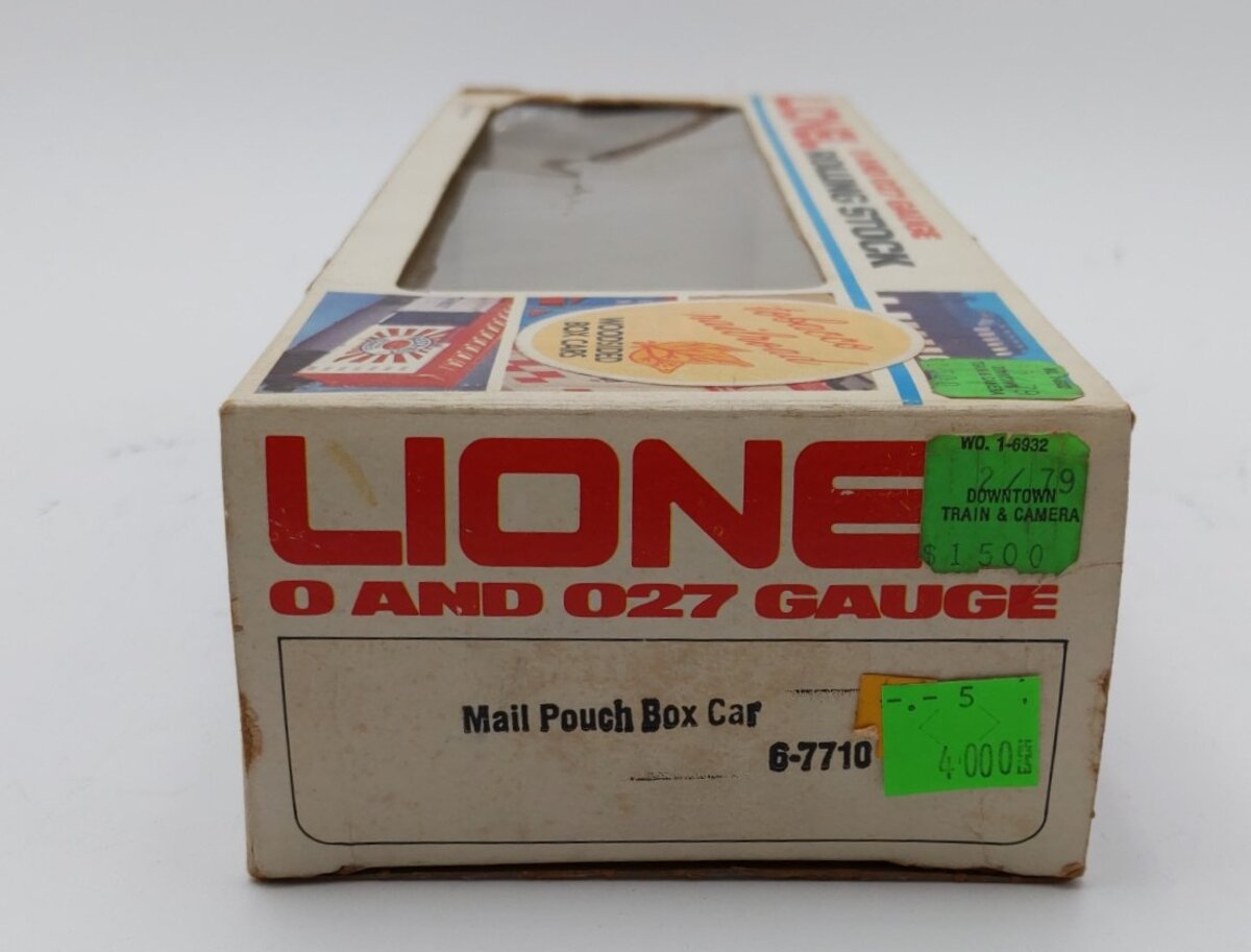 Lionel 6-7710 O Gauge Mail Pouch Refrigerator Car NIB