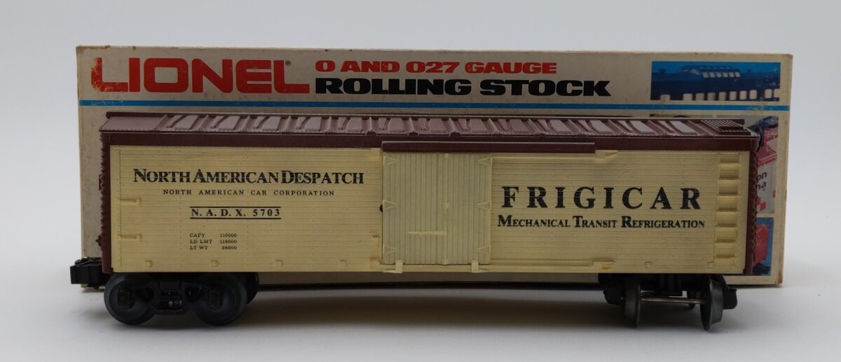 Lionel 6-5703 O Gauge North American Dispatch Refrigerator Car #5703 LN/Box